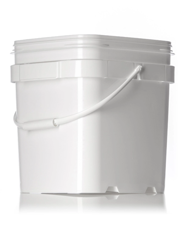 6.5 Gallon White EZ Stor Container / Bucket, With Handle - A. E.